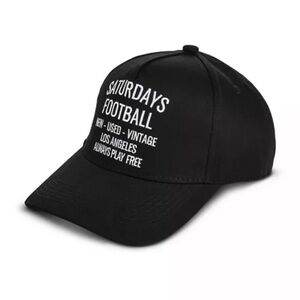 Saturdays Football Black cap